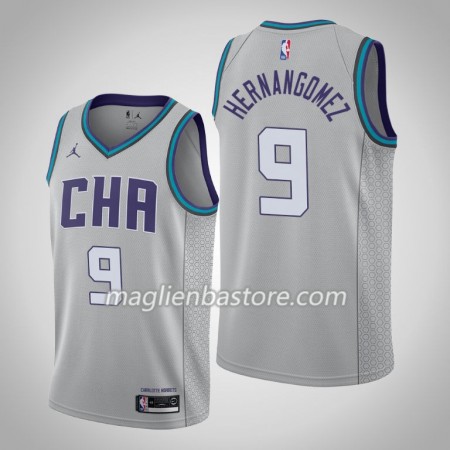 Maglia NBA Charlotte Hornets Willy Hernangomez 9 Jordan Brand 2019-20 City Edition Swingman - Uomo